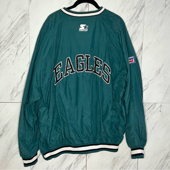 STARTER Other - Starter NFL Pro Line Philadelphia Eagles Pullover Jacket SZ L